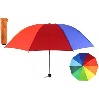 Teddies Сгъваем цветен чадър 25см метал/плат