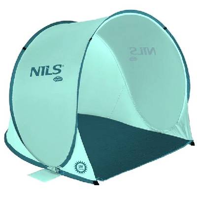 NILS CAMP NC3173 mentolový samorozkládací plážový stan 15-04-020