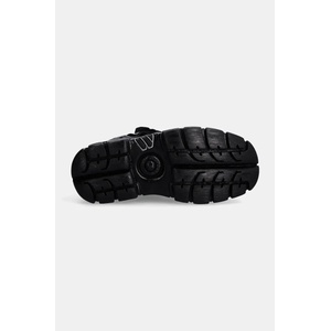 New Rock Кожени маратонки Negro + Nomada Negro + Tower Negro Lateral E-14
