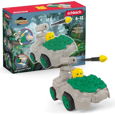 SCHLEICH 42671 ELDRADOR CREATURES Lesní Pancéřové vozidlo s Ministvořením