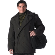 Rothco Pea coat kabát BLACK