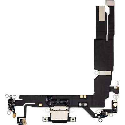 AppleKing nabíjací a audio flex konektor pre iPhone 16 - čierny