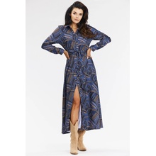 Awama Woman's Dress A665 Blue