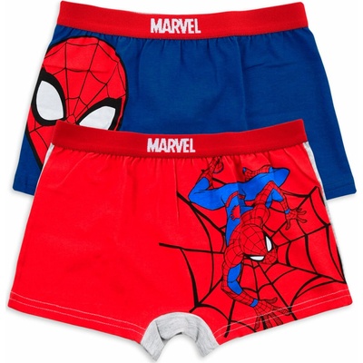 Chlapecké boxerky MARVEL SPIDERMAN SET 2 modré a červené