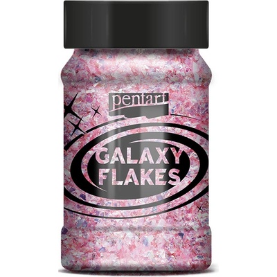 Třpytivé vesmírné vločky Eris Pink