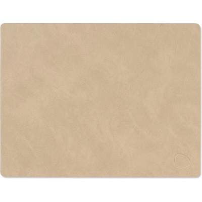 LIND DNA Подложка за маса SQUARE NUPO 26 x 34 см, пясък, кожа, LIND DNA (LIND991618)