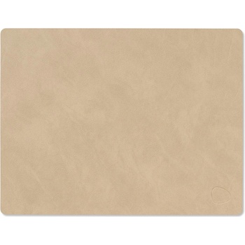 LIND DNA Подложка за маса SQUARE NUPO 26 x 34 см, пясък, кожа, LIND DNA (LIND991618)