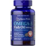 Puritan's Pride Omega-3 Fish Oil 1000 mg [100 Гел капсули]