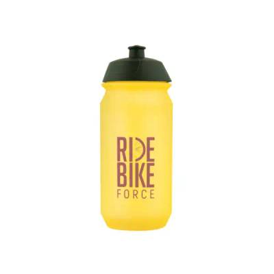 FORCE F RIDE BIKE 500 ml - Force Ride Bike cyklistická fľaša 500 ml žltá/bronzová