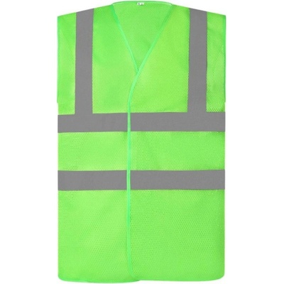 Yoko reflexná sieťovaná vesta HVW120 Lime