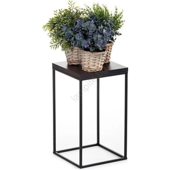 HowHomely Стойка за цветя BASICLOFT 40x24 черен (DD0181)