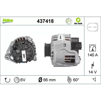 VALEO Alternátor VA 437418