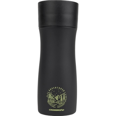 Crossroad termoska THERMOCUP 300 ml čierna svetlo zelená