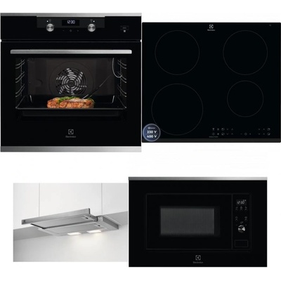 Set Electrolux KODEC75X2 + LIR60433B + LFP326S + LMS2203EMX