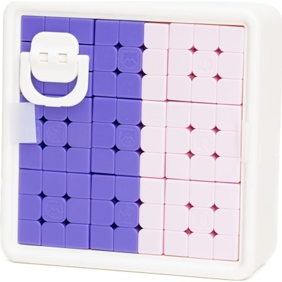 Ganspuzzle MonsterGo Spelling Cube 3x3 růžovo fialová