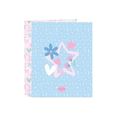 BlackFit8 Папка с пръстени BlackFit8 Smile Син Розов A4 27 x 33 x 6 cm