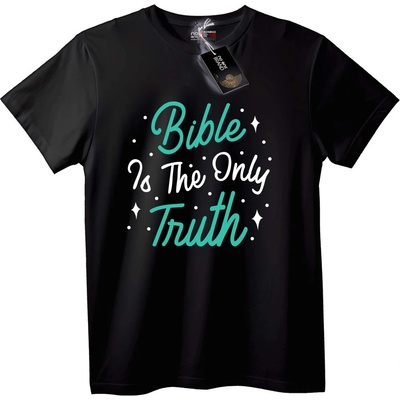 NOONEBRAND Тениска Библията е Истината - 7XL, White