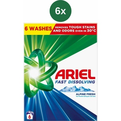 Ariel prací prášek Mountain Spring 6 x 330 g 6 PD