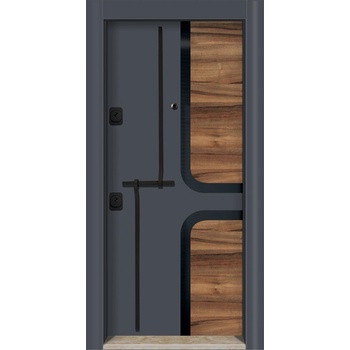 Image 1 of Starsteeldoor Блиндирана врата d-01 Антрацит - натурал (цена без монтаж)