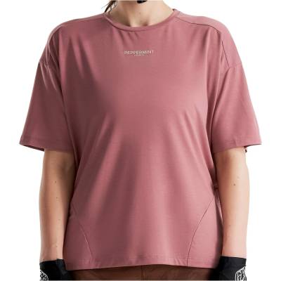 PEPPERMINT Дамска фланелка с дълъг ръкав за колоездене PEPPERMINT Women's Peak Short Sleeve Jersey Cycling jersey - Blush (156-2712-0212)