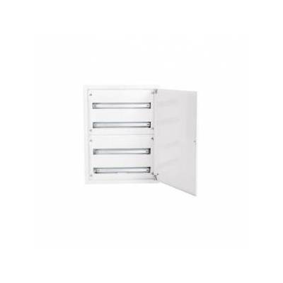 4x24 Surface Mounted Modular Switchboard IP40 Lock RAL9003 reg frame with door A-RZ51