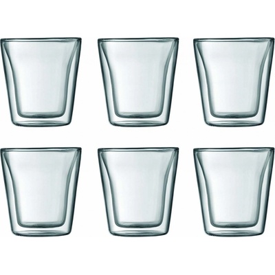 Bodum Set Dvoustěnná sklenice CANTEEN 6 x 100 ml