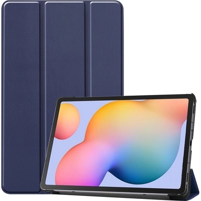 Vsetkonamobil 75290 LEATHER Zaklápací kryt pre Samsung Galaxy Tab S6 Lite 2024 / S6 Lite 2022 / S6 Lite tmavomodrý