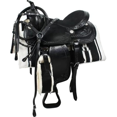 Amigo Saddle Western COMPLETE černe – Zboží Dáma