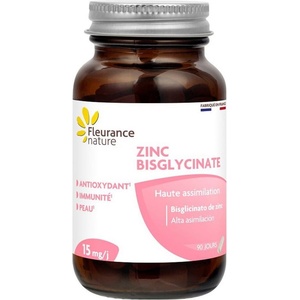 Fleurance Nature Цинков бисглицинат 15mg - 90 капсули