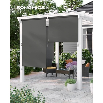 Songmics Vertikální markýza Orrine 250x160 cm šedá