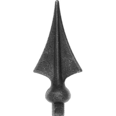 PSG Kovaný hrot - špička pre kovaný plot a bránu 40.078, 140x50 mm, základňa 15x15 mm