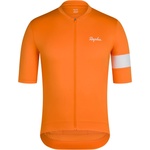 Rapha Мъжка фланелка с къс ръкав за колоездене Rapha Core Jersey Cycling jersey - Orange / White - размер M (056-3756-1912)