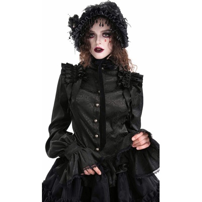 Devil Fashion Black and red semitransparent gothic