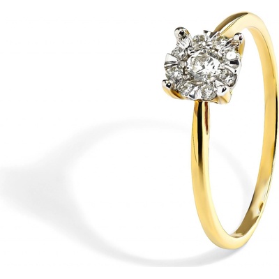 Blink-Blink Jedinečný diamantový prsteň 0.24 ct 1510ZDG