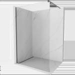 Mexen Kioto душ кабина, стенна 60 x 200 cm, прозрачна 8 mm, четка пистолет сив - 800-060-101-66-00 (800-060-101-66-00)