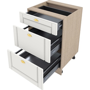 Image 1 of ИРИМ Долен кухненски шкаф Сити МФ-Бяло мат-09-54 60 см