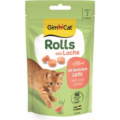 GimCat Rolls mačacie maškrty s lososom 40 g