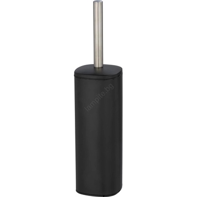 WENKO 24778100 - Тоалетна четка ALASSIO 9, 3x39, 2 cm неръждаема стомана/черна (WE0197)
