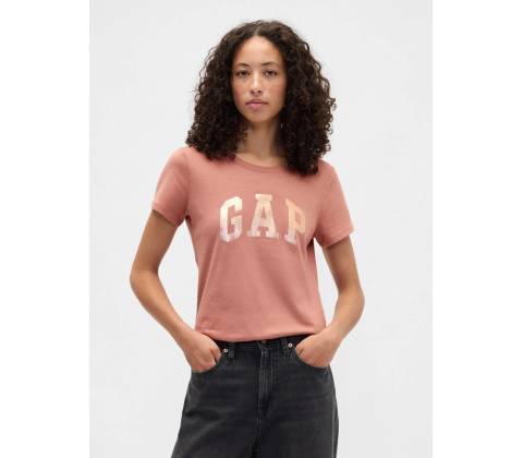 GAP Tričko s logom Hnedá