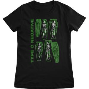 Type O Negative Coffins Black M Дамски Риза (WMX-5-TON006-BK-M)