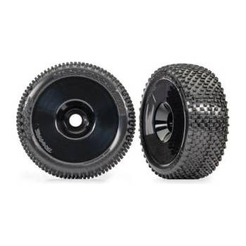 Traxxas колело 3.0", диск черен, гума Response Pro (2)