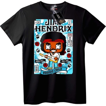 NOONEBRAND Тениска Jimi Hendrix Музикална Легенда - 2XL, White