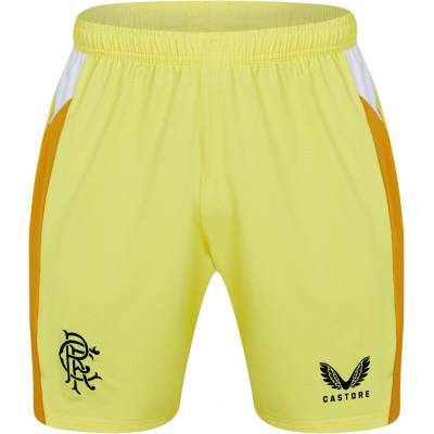 Castore Мъжки къси панталони Castore Rangers FC Goalkeeper Shorts Mens - Yellow