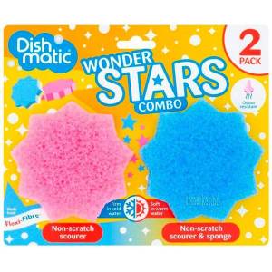  Dishmatic Wonder Stars Combo универсални домакински гъби 2бр (3670)