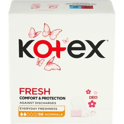Kotex Liners Normal+ DEO slipové vložky 56 ks