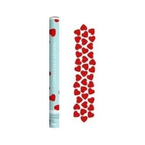 GoDan Pneumatic confetti 60cm - Red hearts, paper