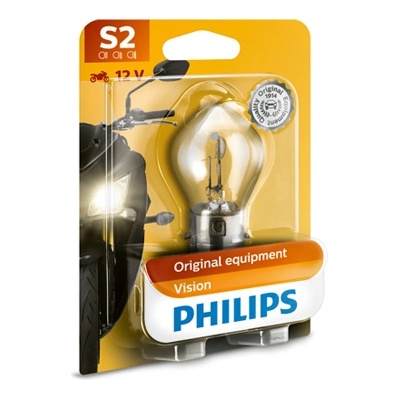 Philips Крушка, фар за дълги светлини PHILIPS S2, 12V, 35W, 825lm, 1 бр