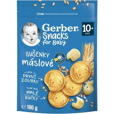 Gerber Snacks for baby máslové sušenky 180 g