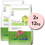 Natural Trainer Natural Adult Maxi, говеждо и ориз 2 x 12 кг