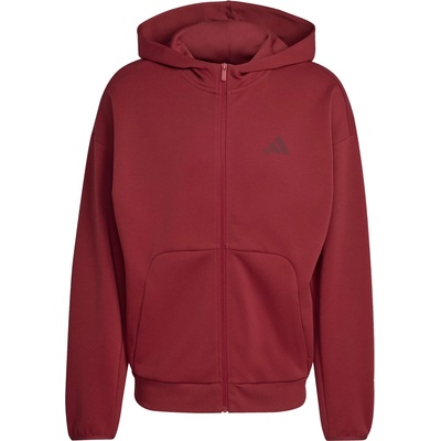 Adidas Мъжки суичър adidas Future Icons SL Full Zip Hoodie - Active Maroon - размер 3XL (017-4425-0116)